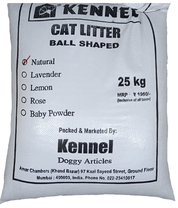 Kennel White Ball-Shaped Cat Litter